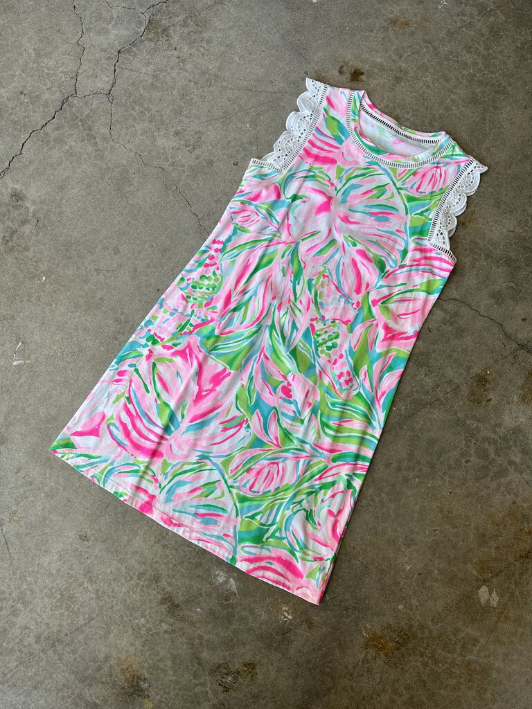 Lilly Pulitzer women Dress Pink Green S