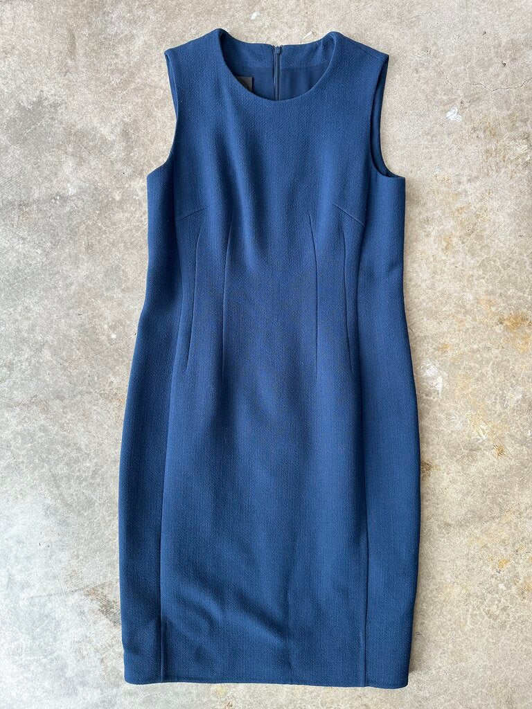 AKRIS punto women Dress Blue 6 – MODAO Resale
